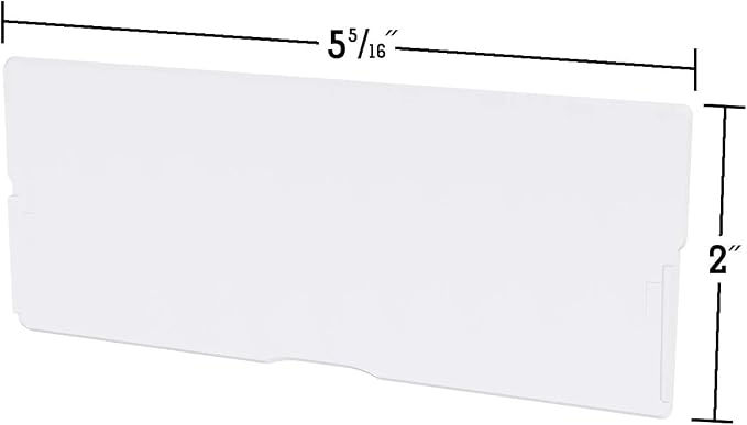Akro-Mils 40717 Length Dividers for Plastic Storage Hardware and Craft Cabinet Large Drawers, (6-Pack), Clear
