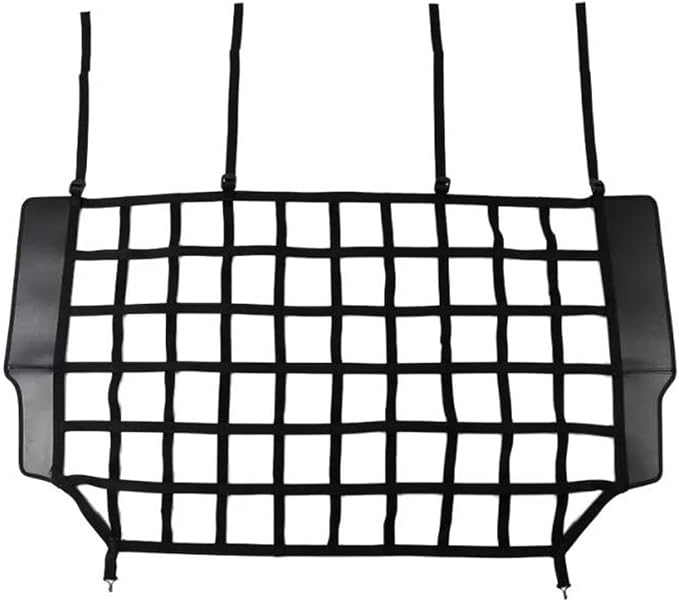 Car Nets Dog Barrier Protector Isolation Pet Net Trunk Safety Mesh For Jeep For Wrangler JK JL For Gladiator JT 2007-2023 Interior Moulding Black Cargo Net