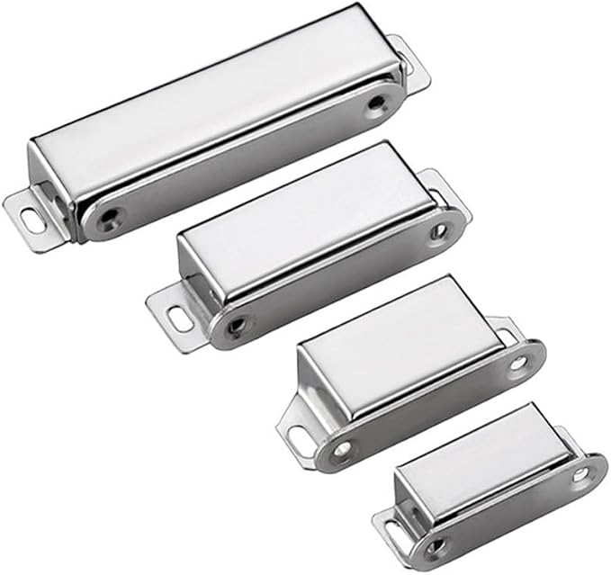 304 Stainless Steel Magnetic Cabinet Latch with 40kg Pull Force, Door Catch for Kitchen Bathroom and RV Use(M)
