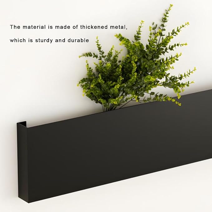 Magazine Holder Wall Mounted, Set of 3, Metal Floating Book Shelves with Built-in Illuminated LED Light, Decorative Display Shelf, for Living Room, Bedroom, Bathroom ( Color : Gold , Size : 150x5x20cm