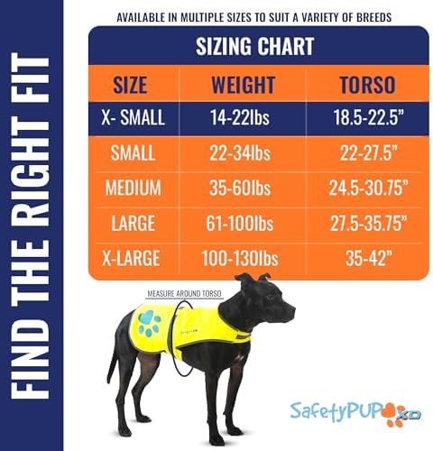 Reflective Dog Vest, Hi Vis Safety Gear for Low-Light Morning & Night Walks