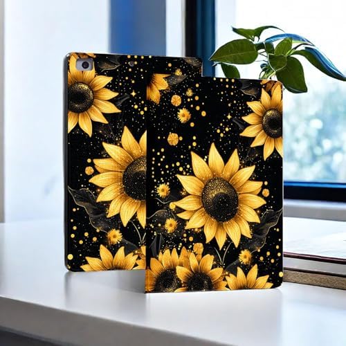 for Microsoft Surface Pro 8-13" 2021 Tablet Case,Auto Wake/Sleep,Adjustable Stand Protective Cover - Sunflower