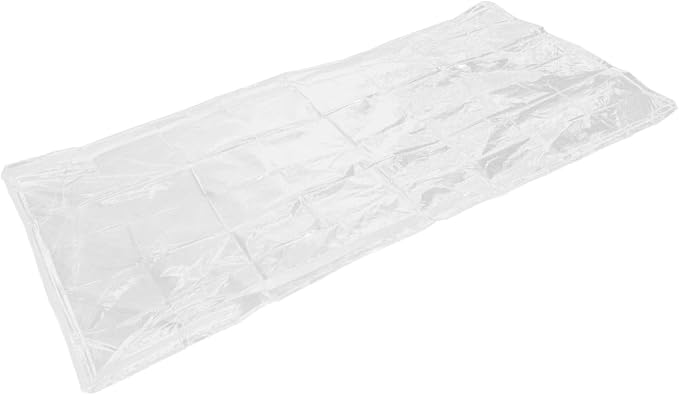 VALICLUD Transparent Zipper Mattress Cover Protector Dustproof Storage Bag for Thick Bed Mattress Easy Installation Suitable for Moving Mothers Pets and Elderly Bedroom Organizer