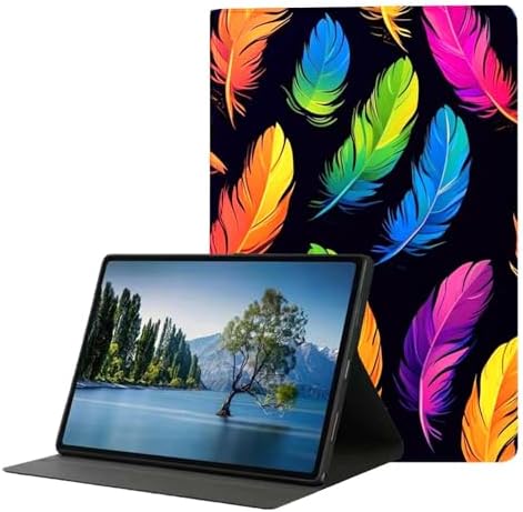 for Samsung Galaxy Tab S8 2022/Tab S7 2020 11" Tablet Case(Model SM-X700/X706/T870/T875/T878),Premium Leather Folio Stand Auto Wake/Sleep,Multiple Viewing Stand,Feather