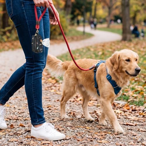 Dog Poop Bag Holder for Leashes With Zippered - Planet