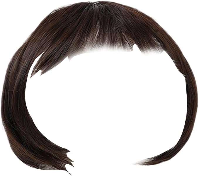 Cute Dog Wig for Small Dogs & Cat, Funny Pet Wigs Headband with Elastic Bands, 7 Inch Adjustable Dog Cat Costume Accessory for Halloween, Christmas & Cosplay (Black)