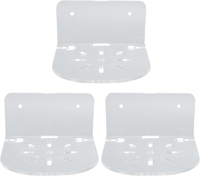 Acrylic Wall Mounted Transparent Holder for Security Camera Speakers Baby Monitoring Device