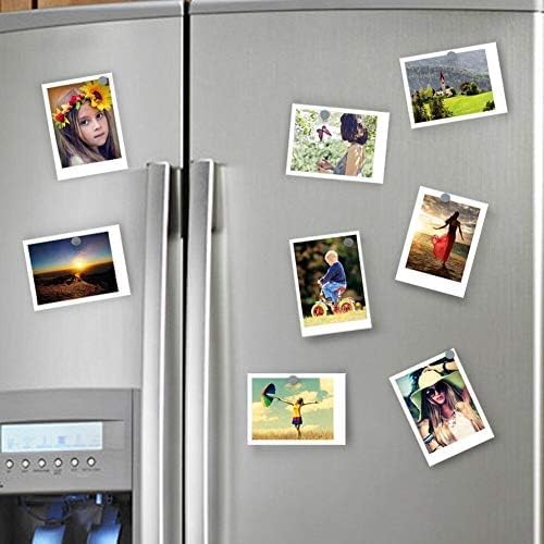 DIYMAG 100Pcs Small Refrigerator Magnets, 8x3mm Round Rare Earth Magnet | Mini Tiny Neodymium Magnets for Crafts, Premium Brushed Nickel Fridge, Office Come with Storage Case
