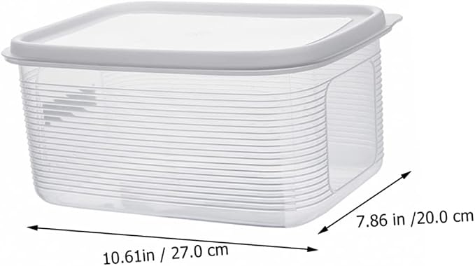 BESPORTBLE Multi-purpose Airtight Pet Food Storage Container Capacity Transparent Design Moisture Dog and Cat Food Organizer for Dry and Snacks