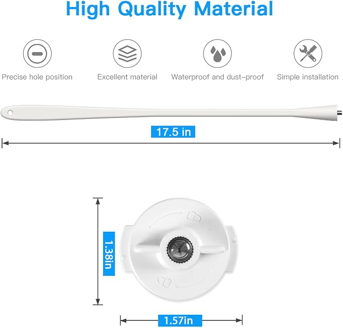 HOLACA Camera Flexible Twist Mount for Imou 2K WiFi Security Camera Indoor Pet Dog Baby Camera and Other Standard 1/4 Threaded Hole Cameras for Crib Nursery Pillars