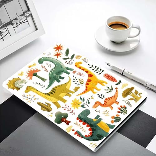 for Samsung Galaxy Tab A 10.1 Tablet Case 2016(SM-T580 T585 T587, Not for 2019 Model),Premium Leather Folio Stand Auto Wake/Sleep,Multiple Viewing Stand,Cartoon Funny Dino