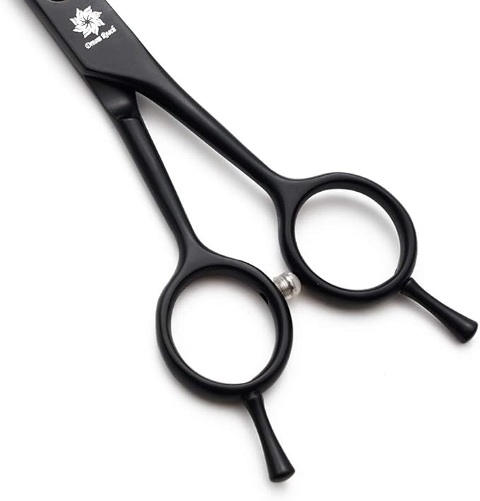 Dream Reach 7.0 Inches Professional Pet Cat Dog Grooming Shears Scissors, Straight, Curved, Thinning/Blending/Chunking Scissors Kit (4-Set Blunt Tip)