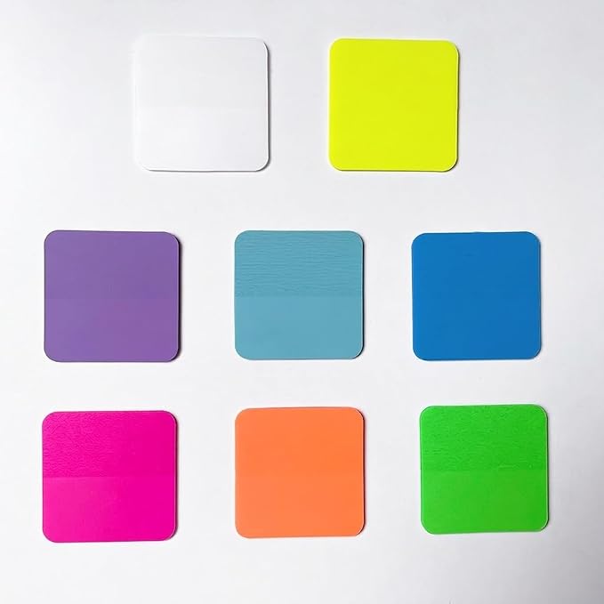 Stickers Reflective Triangle Decal Label Sign PET Material for Night Visibility Helmets Luggage Suitable for Commuting Travel Outdoor Work, Glowing Square