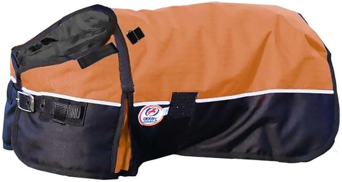 Derby Originals Ruff-Pup Winter Dog Coat 600D Medium Weight, 17.5 IN, Orange