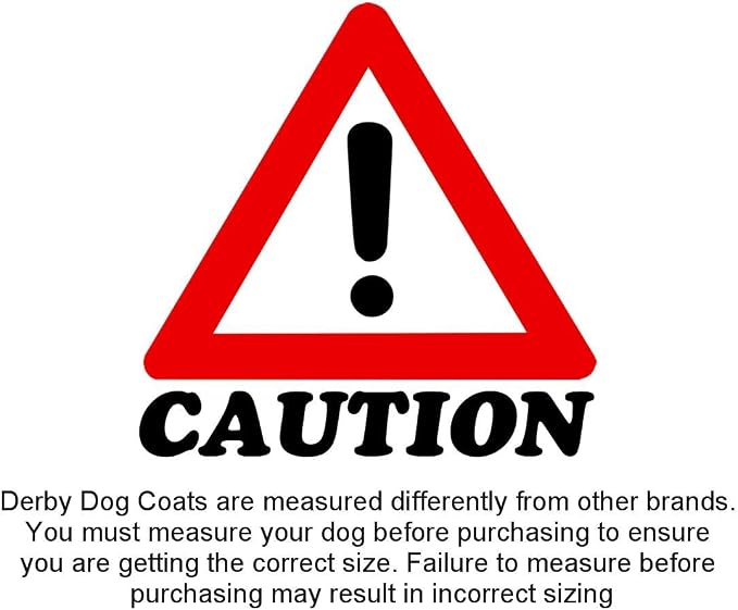 Derby Originals Ruff-Pup Winter Dog Coat 600D Medium Weight, 13.5 IN, Purple