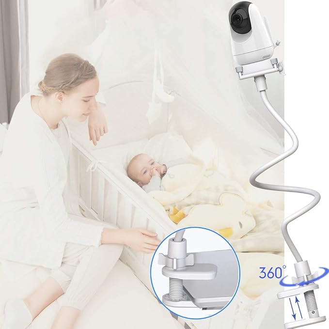 Baby Monitor Mount Holder Compatible with Momcozy,Nanit Pro & Flex Stand, Hellobaby,Blemil,Comfyer BM01,Infant Optics,ANMEATE SM935E,Vava,Motorola