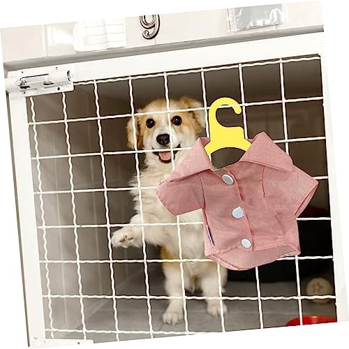 10pcs Non Skid Pet Clothes Hangers for Dog Cat Apparel Durable Design to Prevent Deformation for Organizing Pet Clothing