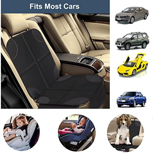 Cover Seat Protective Sheet Mat Pad Auto Protector Pet Dirt Kick Mat-Organizer Protective Cover with Thickest Padding Car Pad