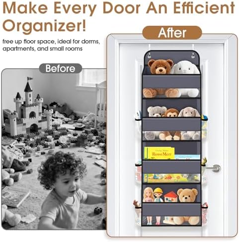 Over The Door Organizer Storage behind Door Hanging Organizer for Nursery
