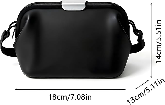 Multi-Use Leakproof Silicone Bag, Waterproof Pouch for Swimsuits, Lunch, Home Caddy, BPA Free, Non-Toxic, Travel Essential(Black)