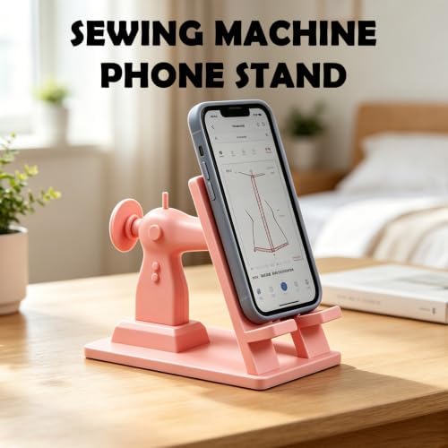 Sewing Machine Phone Stand, Hands-Free Desk Accessory (Set-1)
