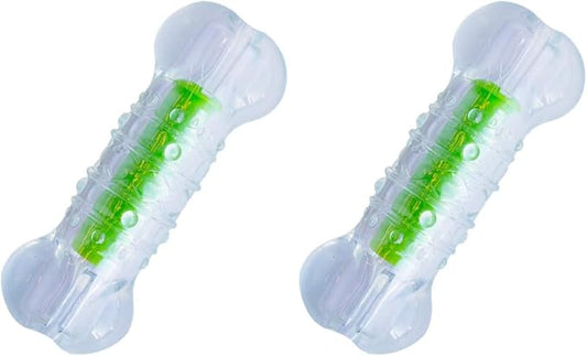 Petstages Crunchcore Bone Water Bottle Alternative Dog Chew Toy, Medium (Pack of 2)
