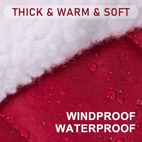 KYEESE Waterproof & Windproof Dog Coat for Small Dogs Puffer Jacket