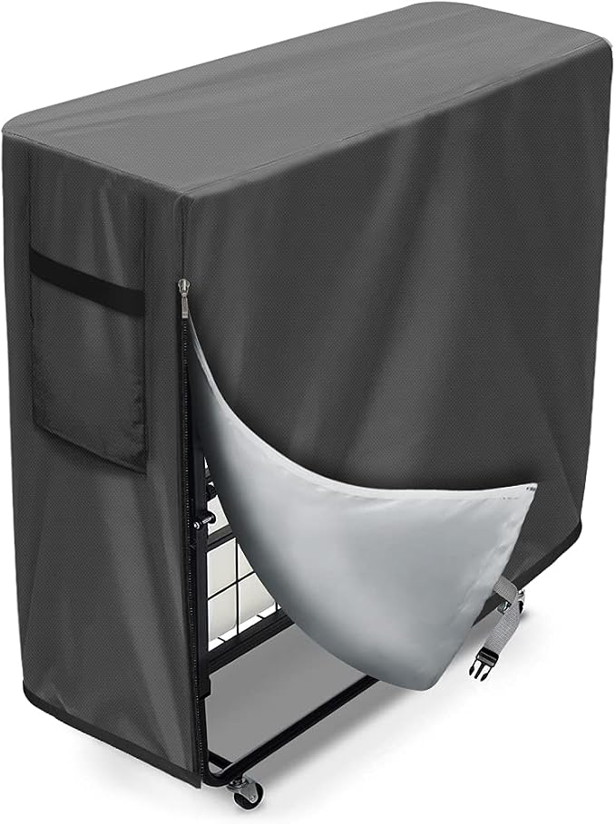 Folding Bed Storage Cover for 38" Rollaway Bed, 600D Waterproof Gray | Protect your folding bed from dust, moisture and dirt with a durable 600D cover featuring zipper access for easy storage