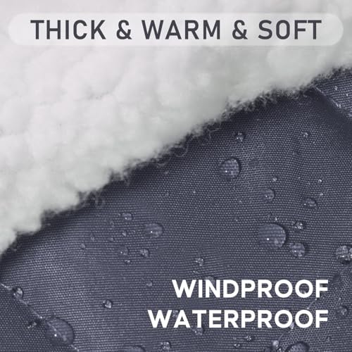 KYEESE Waterproof & Windproof Dog Coat for Small Dogs Puffer Jacket