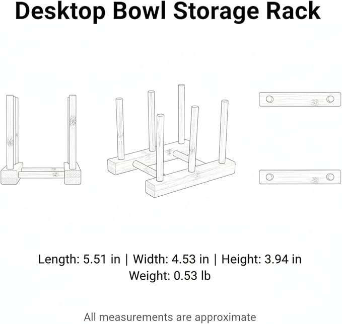 Organize Round Pet Bowls Vertically with This Compact Desktop Storage Rack, Multicolor PET Stand for Feeding Areas
