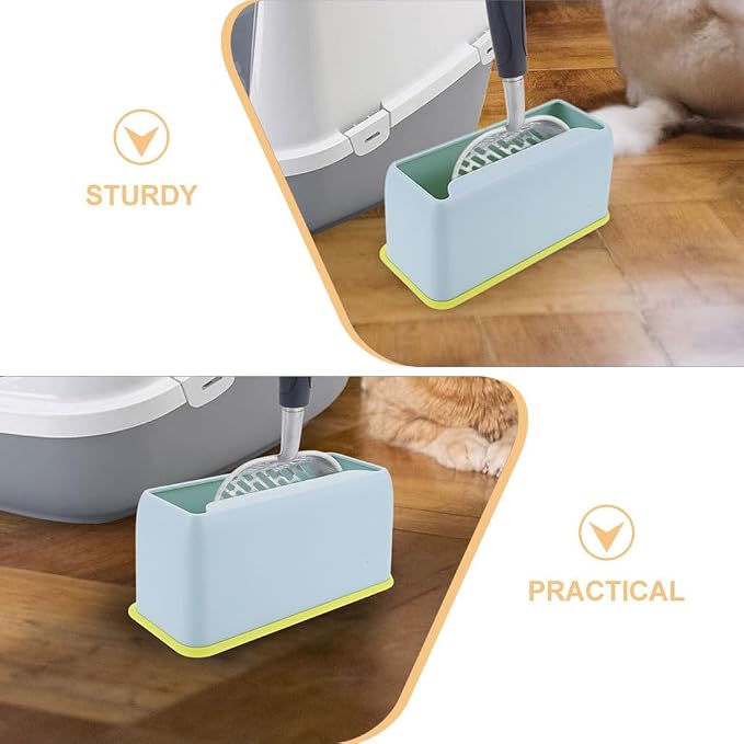 Cat Litter Scoop Holder - Litter Scooper Caddy, Kitty Pooper Stand Trash Can for Most Pet Poop Shovels