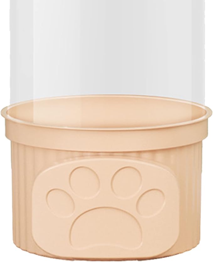 Fdit Transparent Toys Holder PET PP Lid, Large Cylinder Organizer for Plush Toy with Open Base, Home Display and Storage Box, Suitable for Home Organization (Pink)