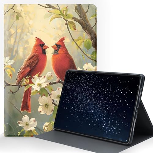 for Samsung Galaxy Tab S11-11 Inch 2025 (SM-X730/X736B/X736) Tablet Protective Cover with Adjustable Stand and Magnetic Auto Wake/Sleep,Cardinal Flower