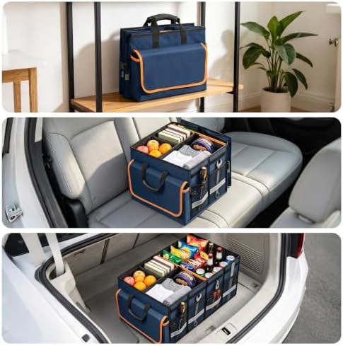 GDNasist Car Trunk Organizer and Storage for Car, SUV & Sedan
