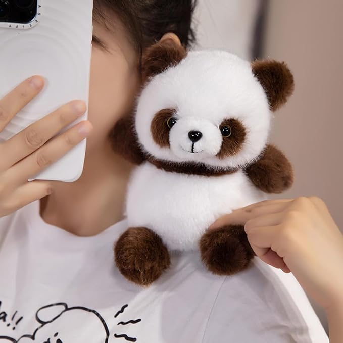 Cute Decoration Cell Phone Holder Stand for Desk, iPhone Mount for Accessories Gifts,Cool Desktop Decor Gadgets to Support Your Cellphone for Men Women Boys Girls to Carry On (Panda-new)