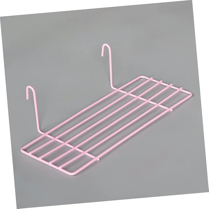 YARNOW Wall Grid Parrot Stand Iron Platform for Birds Easy to Install Decorative Bird Perch Wall-Mounted Accessory