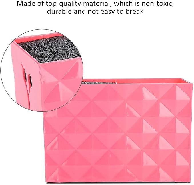 Shear Holder for Groomer, Large Capacity Scissor Storage Case | ABS material, removable straws for easy cleaning, organized tool storage, for home and salon use, non-slip design