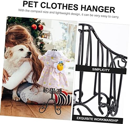 Pet Clothes Display Stand Iron Mannequin Torso for Dog and Cat Outfits Lightweight Pet Clothing Hanger Versatile Coat Holder for and Storage
