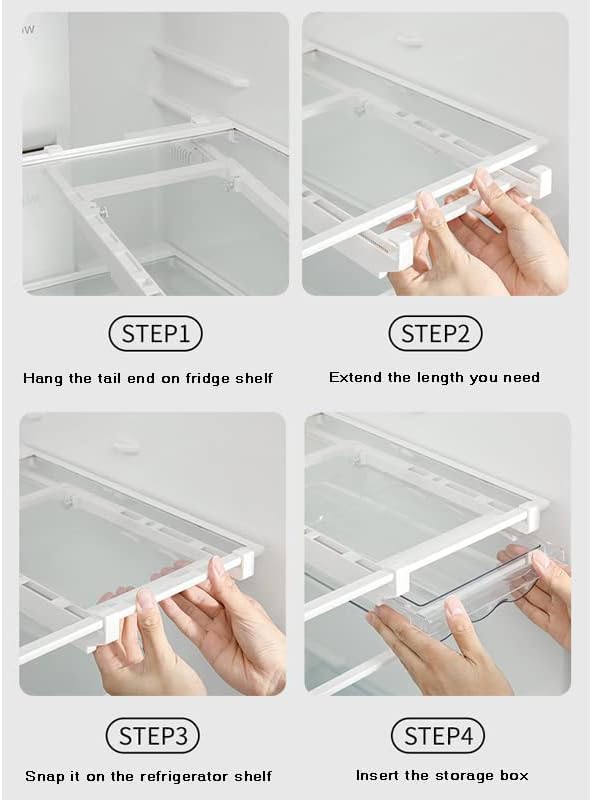 Egg Holder for Refrigerator Egg Container for Refrigerator Organizer 1Pack | Fridge Egg Drawer Fridge Egg Organizer for Refrigerator Holder Refrigerator Drawer Organizer 1Pack