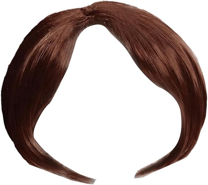 Cute Pet Wig Headband, Funny Dog Cat Hair Accessory for Halloween, Brown B | Funny, Universal fit