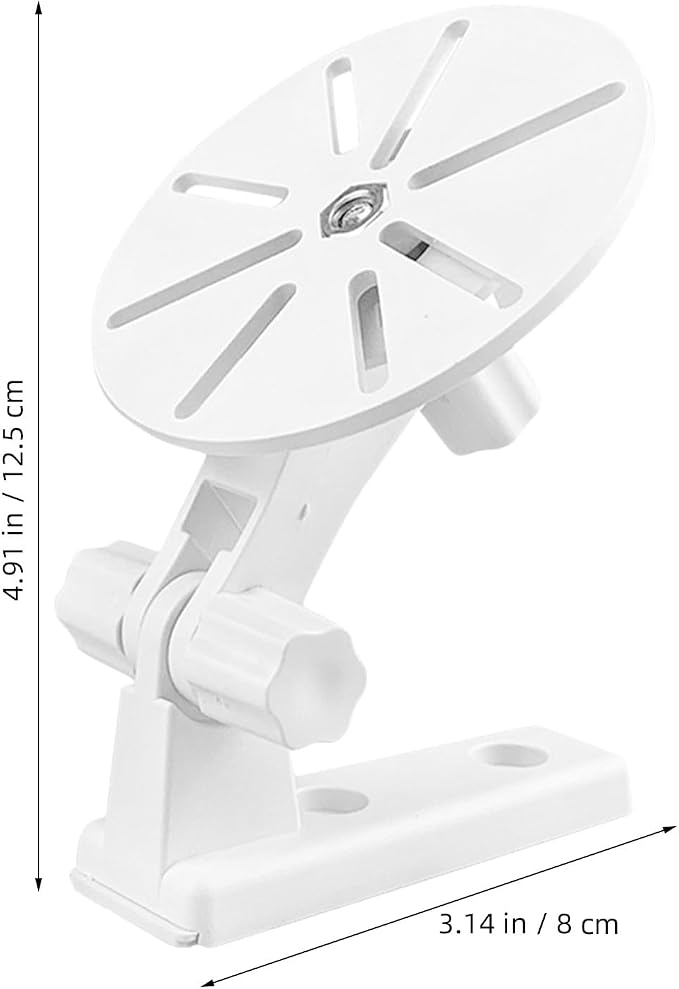 Toddmomy 3pcs Wall Mount Camera Holder - Baby Monitor Mount - Self-Adhesive Floating Shelf for Security Cameras and Small Devices No Drilling