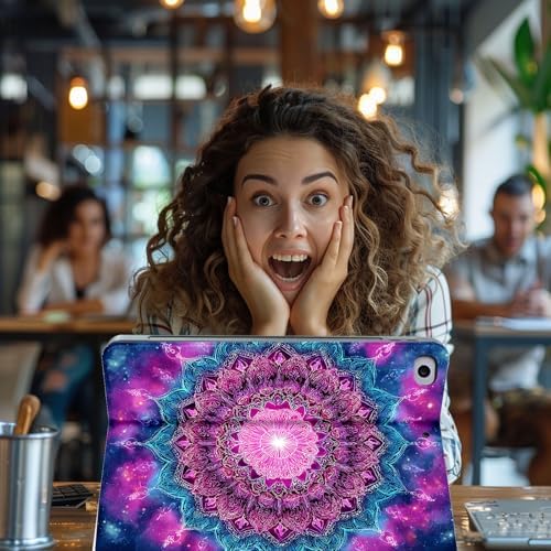for Microsoft Surface Pro 11/10/9-13" 2024/2022 Tablet Case,Auto Wake/Sleep,Adjustable Stand Protective Cover - Mandala Starry Sky