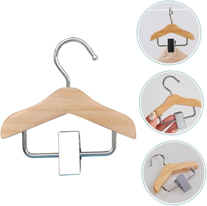 PRETYZOOM 2Pcs Dog Clothing Hangers Lightweight Pet Apparel Rack Non Slip Design for Dog Clothes Hangers for Puppy and Cat Clothing Display Pet Supplies