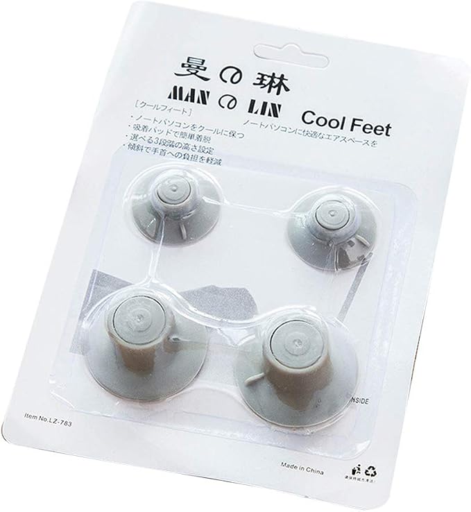 4 PCS Laptop Stand Heat Reduction Pad Cooling Cool Feet Holder Skidproof Stands Notebook Bracket Cooling Pads for Pets Large