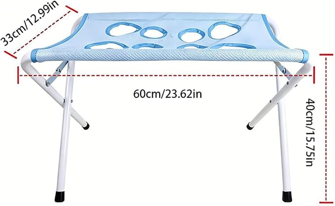 Foldable Pet Bathing Stand, Pet Grooming Hammock with Stand, Grooming Pet Bath Stands with Quick Surface and Strap Suitable for Pet Washing Maintenance Travel Grooming, Holds up to 44 LBS