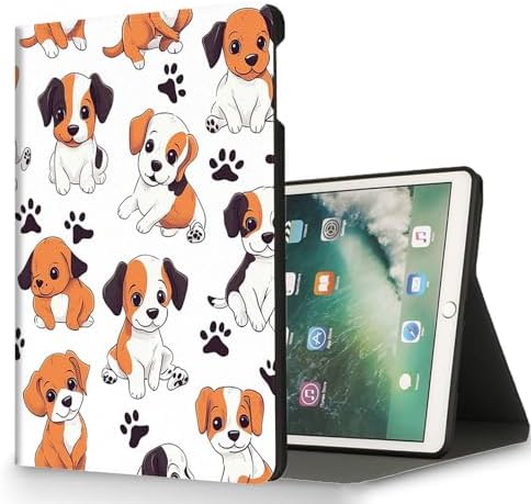 for Microsoft Surface Pro 7 Plus,Surface Pro 7/6/5/4 12.3" Tablet Case,Auto Wake/Sleep,Adjustable Stand Protective Cover - Cute Cartoon Dog