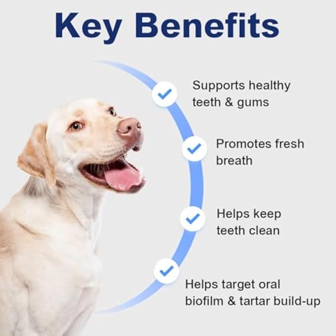 Seven777 Pet Dental Powder,Teeth Cleaning Powder for Dogs and Cats, Plaque & Bad Breath Off,Dental Care Supplies for Small, Medium, Large Dogs and Cats