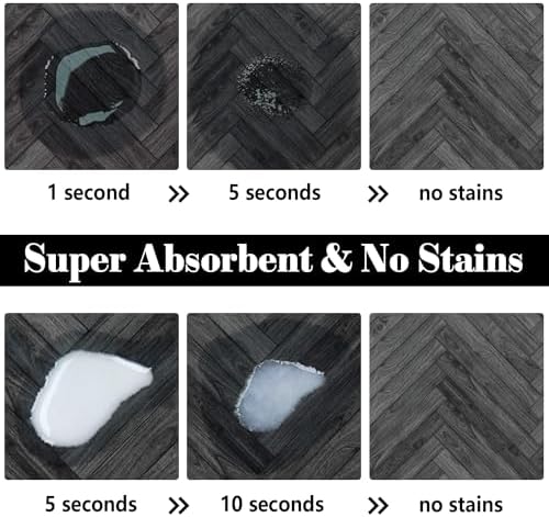 Dog Food Mats for Floors Absorbent, Pet Cat Food Mat - Quick Dry Dog Bowl Mats for Food and Water, Eco-Friendly Pet Supplies