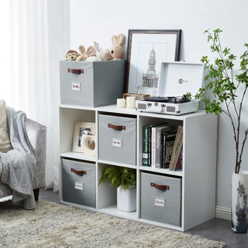 DECOMOMO Storage Bins, Storage Baskets for Shelves