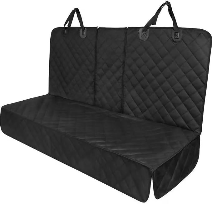 Rear Seat Pet Covers for VW Caddy Maxi 5 (V) SB I 2020-2024 | Quilted Heavy Duty Waterproof Hammock, Anti-Slip Scratchproof Bench Protectors, Washable Flap Travel Cargo Liners